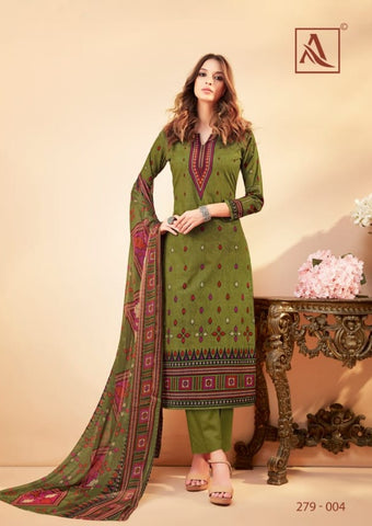 Alok Suit Presents Ashima Cambric Printed Fancy Designer Salwar Suits
