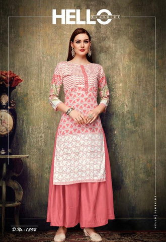 Rani Trendz Presents Rayon Printed Fancy Designer Kurtis Collection
