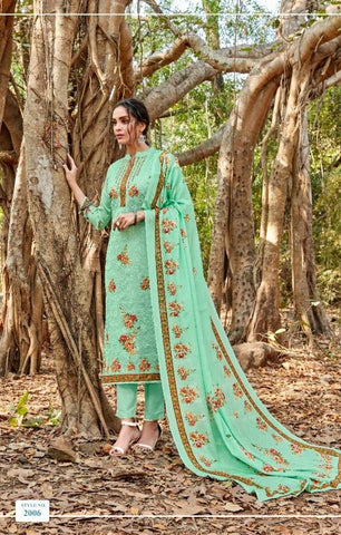 Nitara Presents Satin Georgette Fancy Designer Salwar Suits