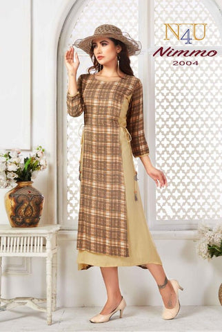 Tunic House Presents Nimmo Rayon Stylish Designer Kurtis Collection