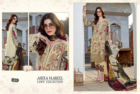 Shree Fabs Asifa Nabeel Lawn Collection 1232-1238 Pakistani Designer Salwar Suits