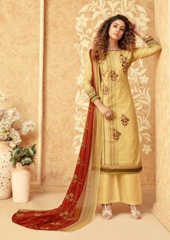 LEVISHA SAIRAA COTTON FABRIC WITH EMBROIDERY WORK SALWAR SUIT