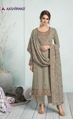 Aashirwad Presents Mehreen Real Georgette Heavy Work Fancy Designer Salwar Suits