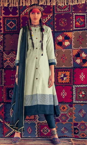 Varsha Launched Aanya Cotton Heavy Work Casual Wear Salwar Suits