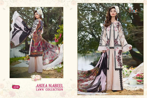 Shree Fabs Asifa Nabeel Lawn Collection 1232-1238 Pakistani Designer Salwar Suits