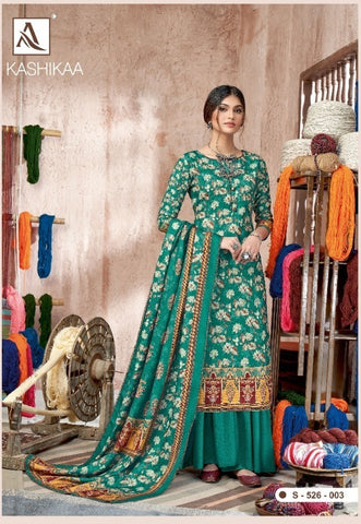 Alok Suit Launched Kashikaa Pashmina Printed Fancy Designer Salwar Kameez
