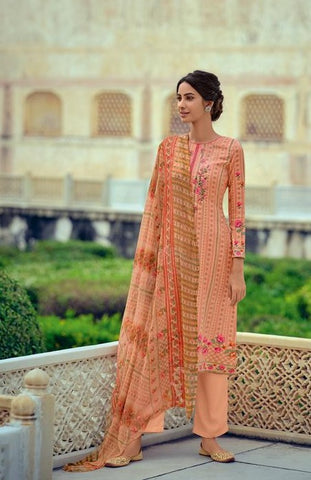 Deepsy Suit Presents Elize Pashmina Printed Embroidery Work Fancy Designer Salwar Kameez