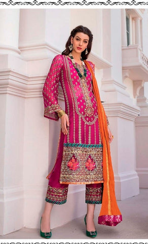 Ramsha Presents 231-235 Georgette Heavy Embroidered Pakistani Designer Salwar Kameez