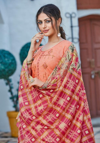 Sanna Fashion Muse Jam Silk Digital Print Cotton Work Salwar Kameez