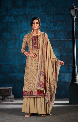 Sargam Prints Presents Qafilla Pure Pashmina Printed Fancy Designer Salwar Kameez