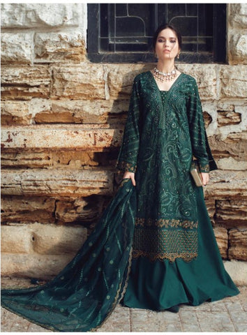 Saniya Trendz Presents Rouche Cambric Cotton Pakistani Salwar Suits