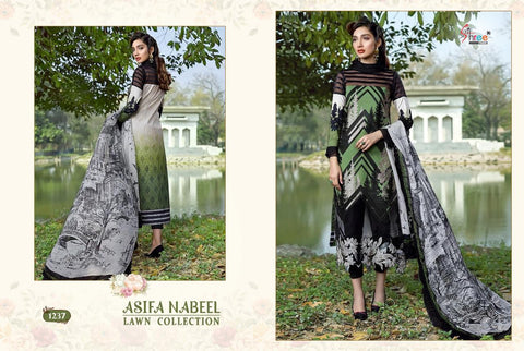 Shree Fabs Asifa Nabeel Lawn Collection 1232-1238 Pakistani Designer Salwar Suits