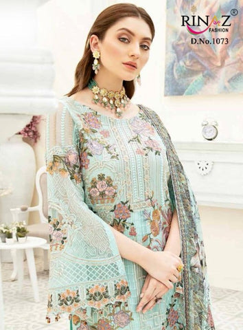Rinaz Fashion Ramsha Vol 2 Embroidery Work Designer Salwar Kameez