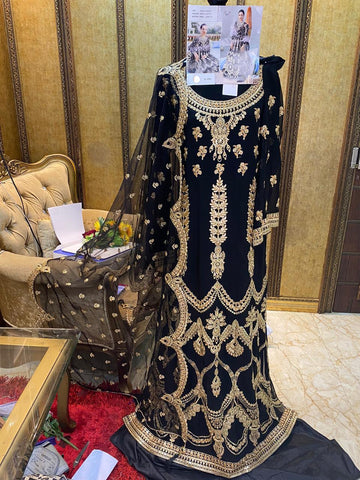 Shree Fabs Black Collection S-193 Pakistani Designer Salwar Suits