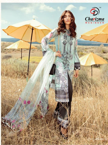 Charizma Al Maira Jam Cotton Pakistani Embroidery Work Salwar Kameez