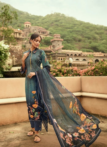 Vishwam Presents Cafe Latte Vol 9 Crape Printed Fancy Designer Salwar Kameez