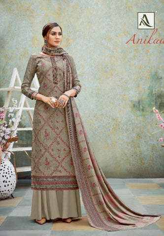 Alok Suits Presents Anikaa Pashmina Printed Fancy Designer Salwar Suits