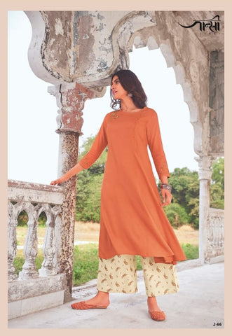 Jansi Launched Sundari Fancy Designer Kurtis With Plazzo