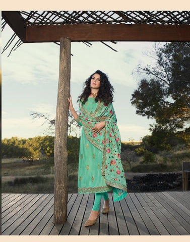 Fiona Launched Taniya Dola Jacquard Heavy Work Fancy Designer Salwar Suits
