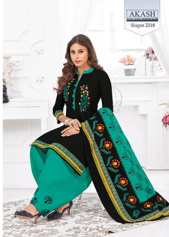 Akash Creation Presents Shagun Vol 23 Casual Cotton Salwar Suit