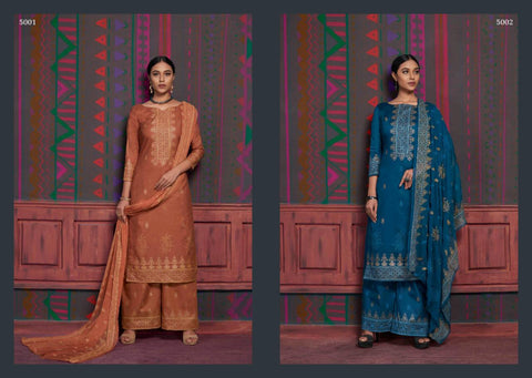 Aaa Design Studio Launched Satin Cotton Casual Wear Salwar Suits