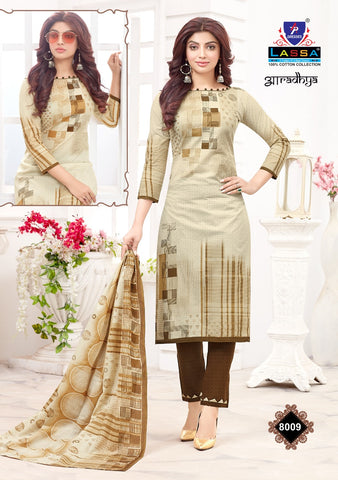 Lassa Presents Aaradhya Vol 8 Cotton Casual Wear Salwar Suits
