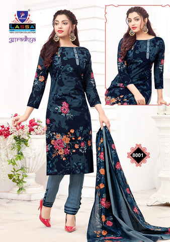 Lassa Presents Aaradhya Vol 8 Cotton Casual Wear Salwar Suits