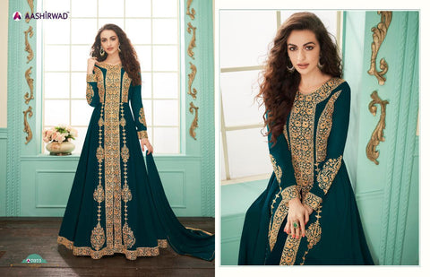 Aashirwad Creation Presents Alimirah Georgette Fancy Designer Salwar Suits