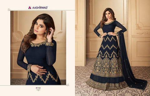 Aashirwad Tahira Real Georgette Pakistani Salwar Suit