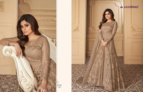 Aashirwad Tahira Real Georgette Pakistani Salwar Suit