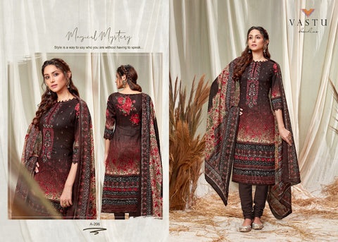 Vastu Tex Abeera Stain Cotton Printed Salwar Kameez Collection