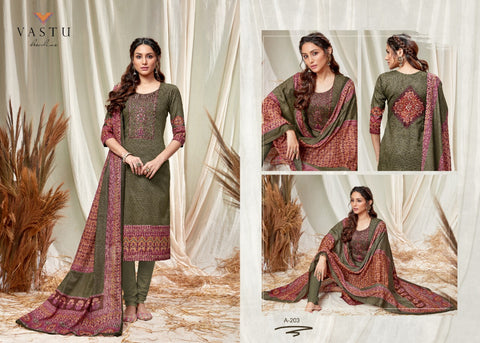 Vastu Tex Abeera Stain Cotton Printed Salwar Kameez Collection
