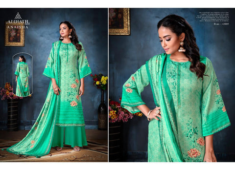 Adinath Prints Launched Anaisha Pashmina Fancy Designer Salwar Suits