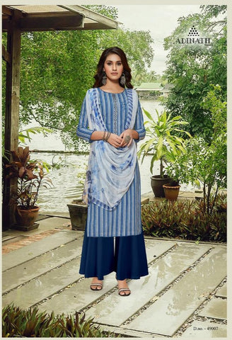 Adinath Prints Heena Heavy Cotton Casual Wear Salwar Suit