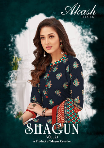 Akash Creation Presents Shagun Vol 23 Casual Cotton Salwar Suit