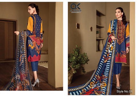 AL KARAM PRESENTS KESARIYA LAWN COLLECTION SUITS COLLECTION