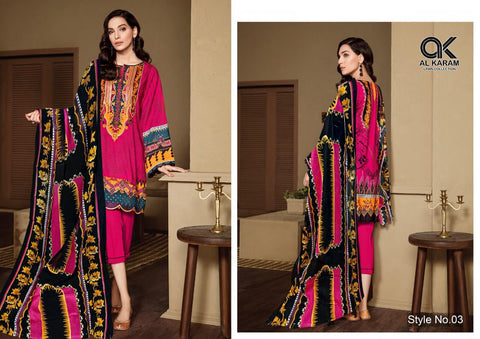 AL KARAM PRESENTS KESARIYA LAWN COLLECTION SUIT COLLECTION
