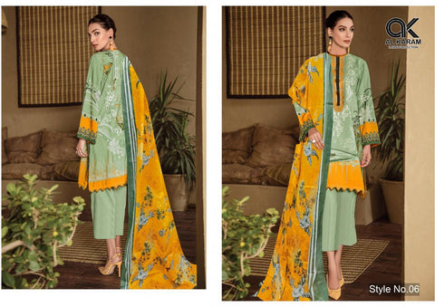 AL KARAM PRESENTS KESARIYA LAWN COLLECTION SUITS COLLECTION