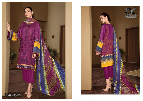 AL KARAM PRESENTS KESARIYA LAWN COLLECTION SUITS COLLECTION