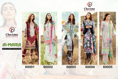 Charizma Al Maira Jam Cotton Pakistani Embroidery Work Salwar Kameez