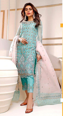 Alaram Anaya Butterfly Net Georgette Pakistani Salwar Suit