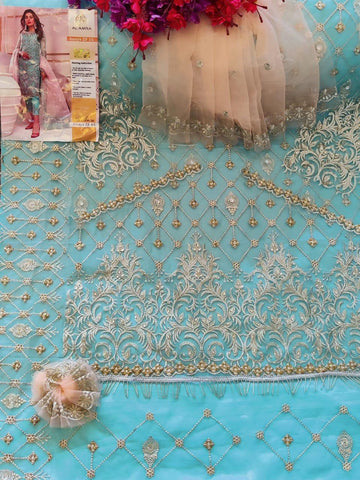 Alaram Anaya Butterfly Net Georgette Pakistani Salwar Suit