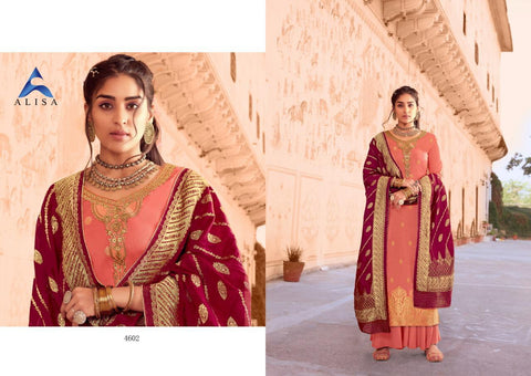 Alisa Presents Akira Jacquard Fancy Designer Salwar Suits
