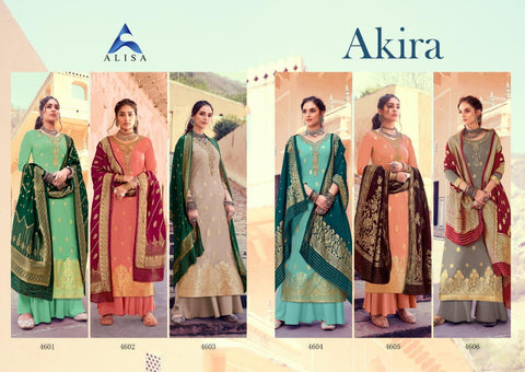 Alisa Presents Akira Jacquard Fancy Designer Salwar Suits