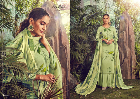 Belliza Designer Studio Alisha Rayon Digital Printed Salwar Kameez