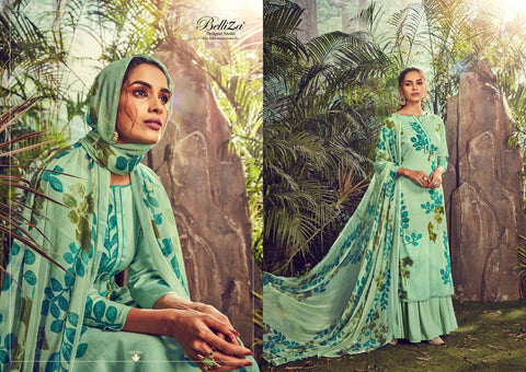 Belliza Designer Studio Alisha Rayon Digital Printed Salwar Kameez