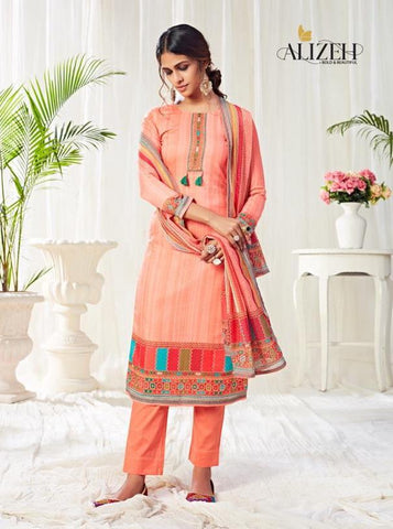 Alizeh Presents Bliss Pure Cotton Casual Wear Salwar Suits