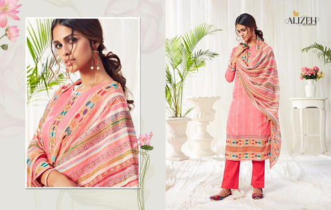 Alizeh Presents Bliss Pure Cotton Casual Wear Salwar Suits