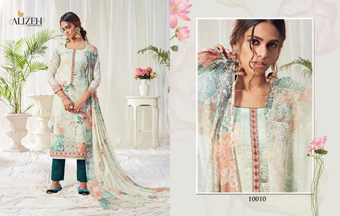 Alizeh Presents Bliss Pure Cotton Casual Wear Salwar Suits
