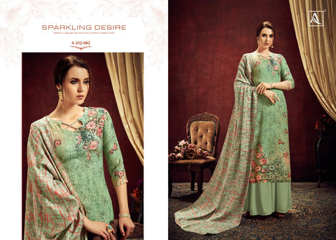 Alok Suit Launched Aabrang Cotton Printed Casual Wear Salwar Suits